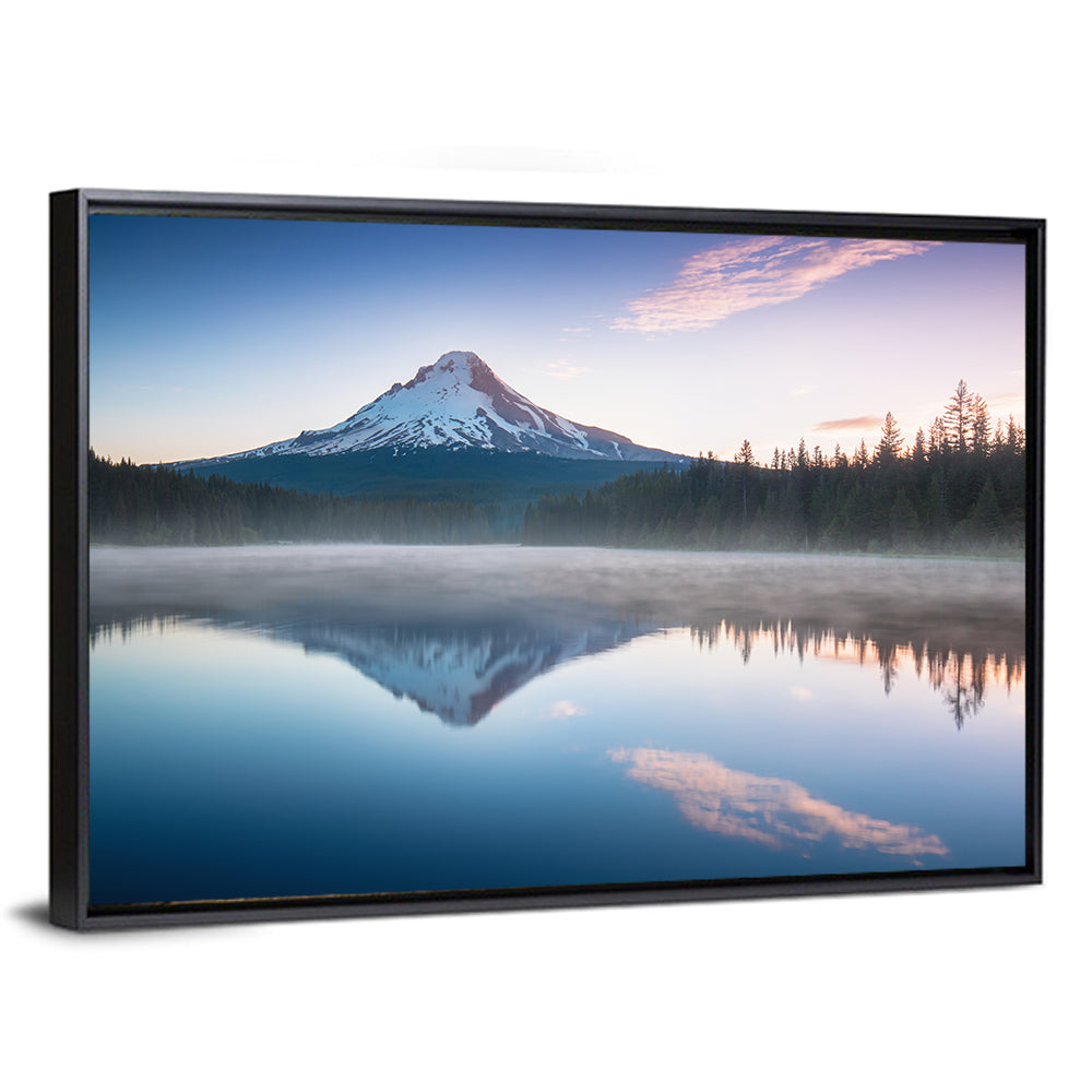 Mount Hood Reflection at Trillium Lake Wall Art