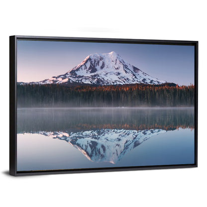 Mount Adams Sunrise Reflection Wall Art