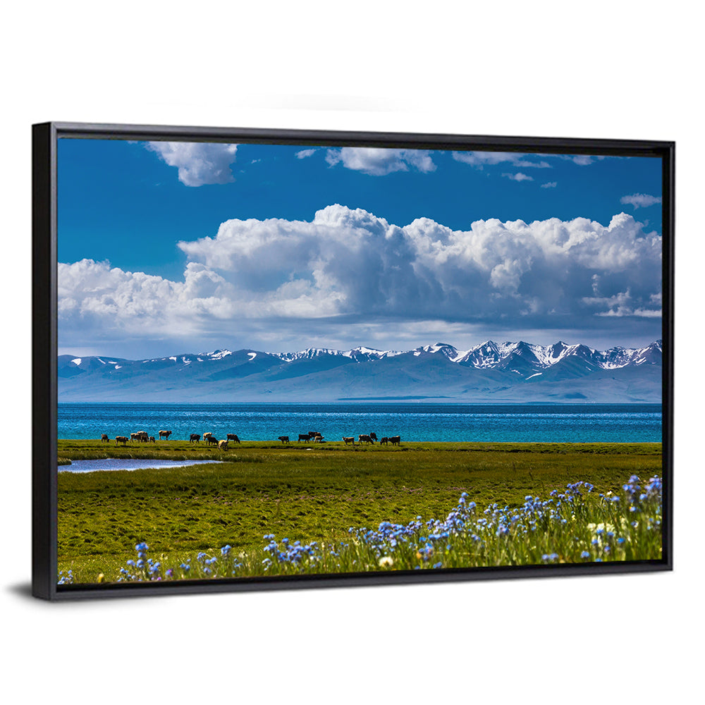 Song Kol Wildflower Shore Wall Art