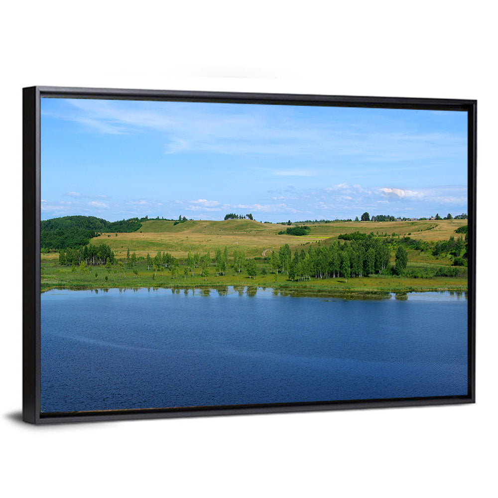 Pskov Lake Landscape Wall Art