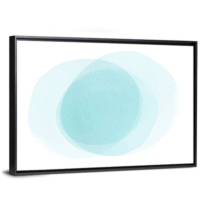 Translucent Blue Circles Wall Art