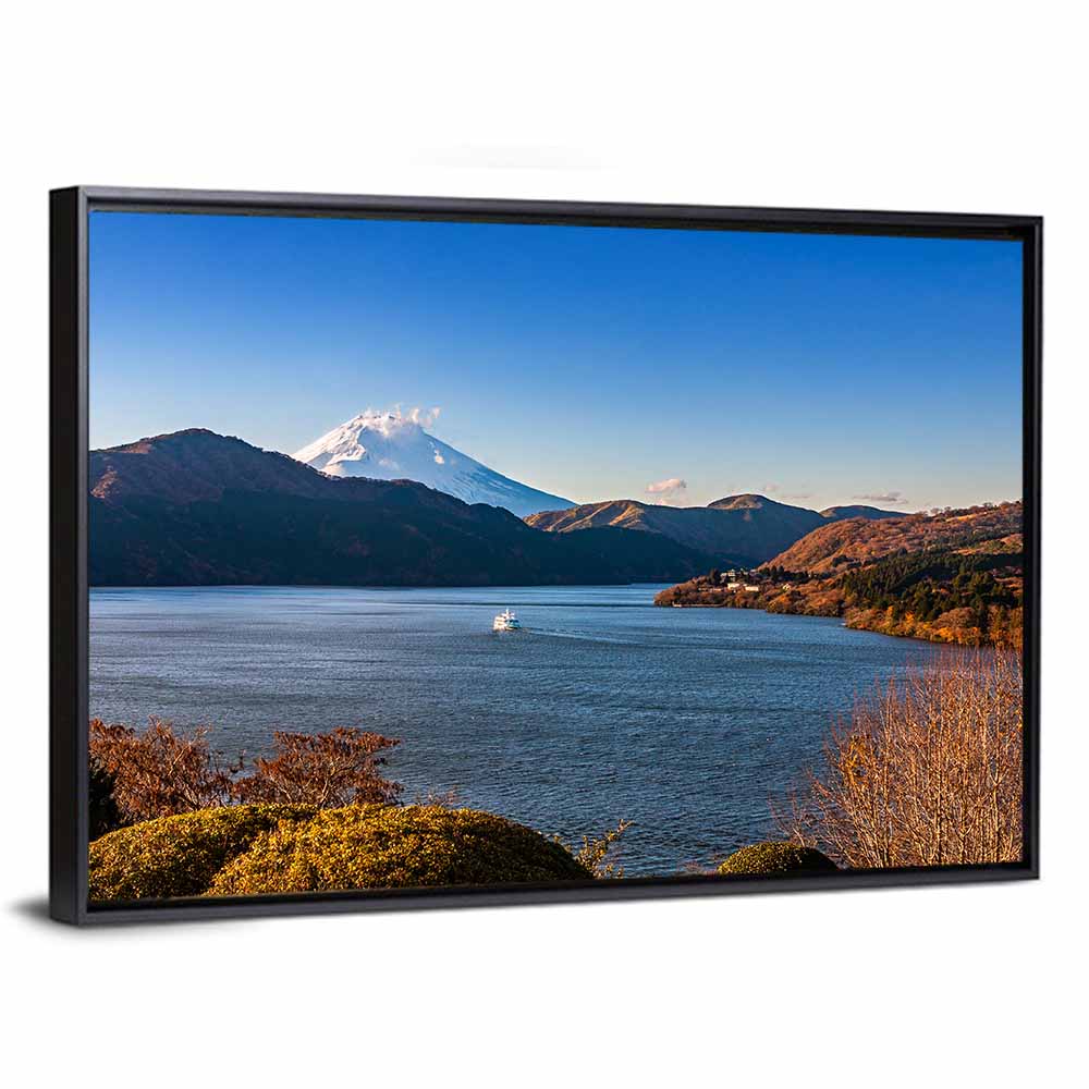 Mount Fuji Over Lake Ashi Wall Art