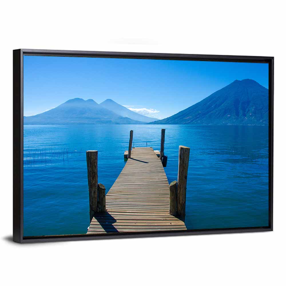 Lake Atitlán Pier View Wall Art