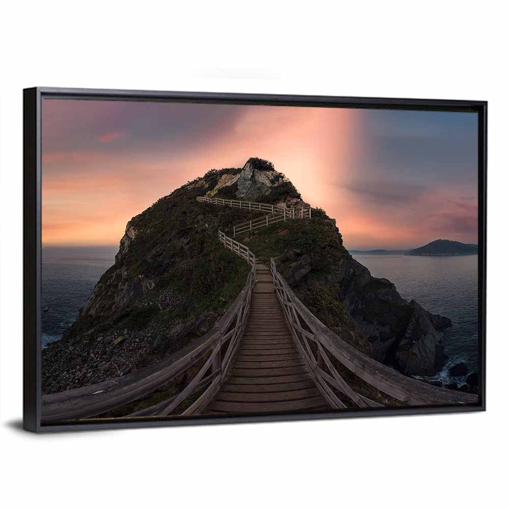 Clifftop Walkway in Galicia Wall Art