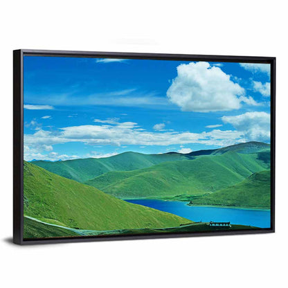 Yamdrok Tso Turquoise Lake Wall Art
