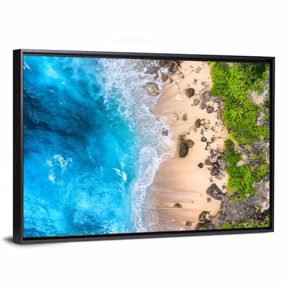 Bali Aerial Beach View Wall Art