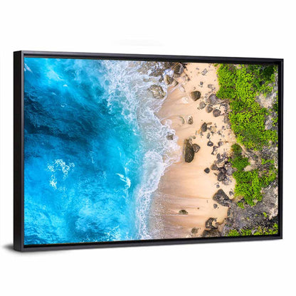 Bali Aerial Beach View Wall Art