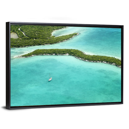 Turquoise Bahamas Islands Wall Art
