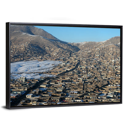 Kabul Winter Cityscape Wall Art