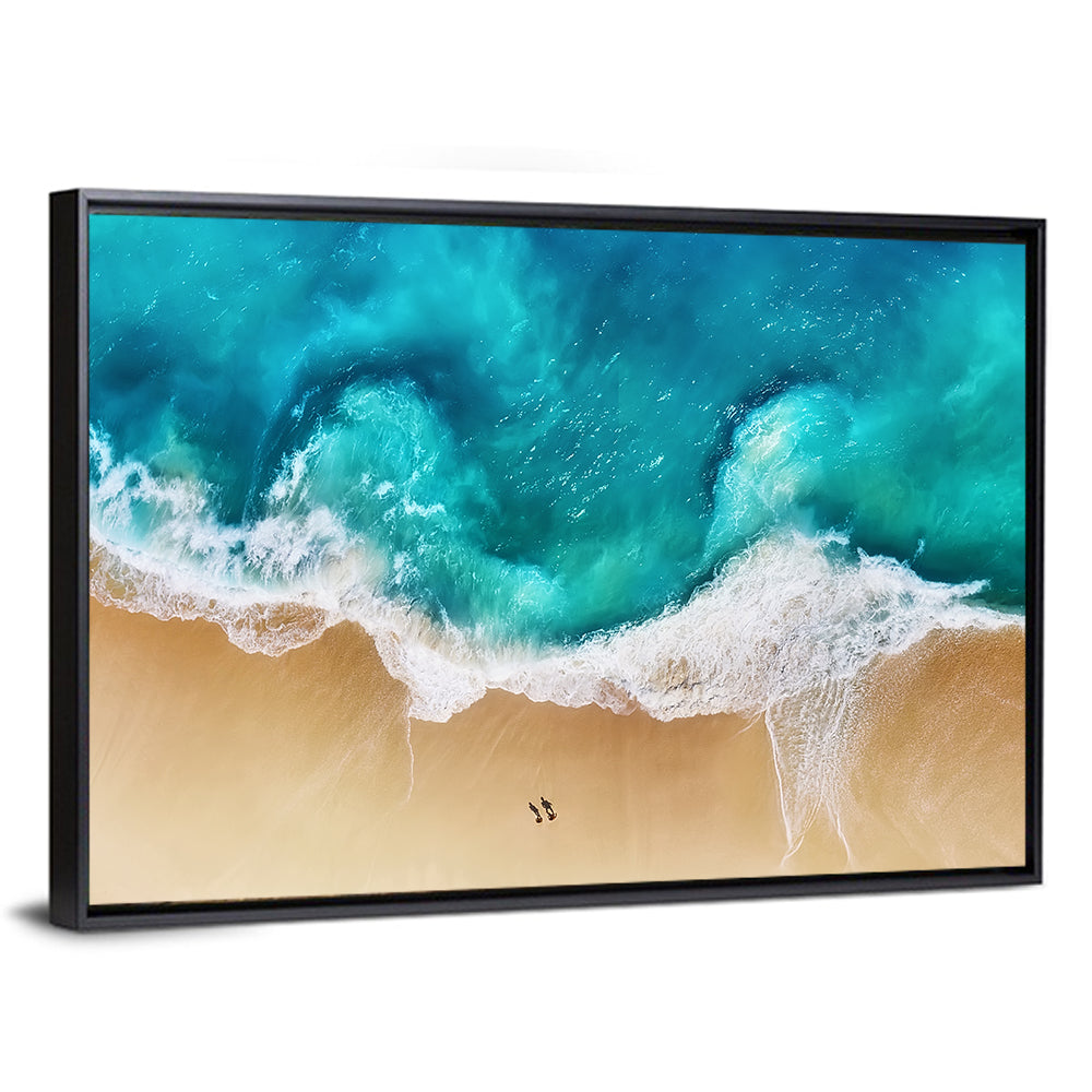Turquoise Beach Aerial Wall Art