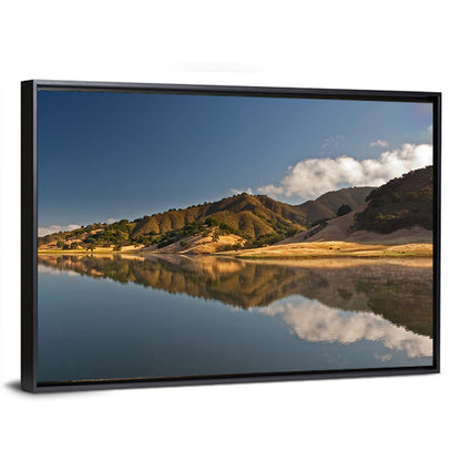 Uvas Reservoir Morning Reflection Wall Art