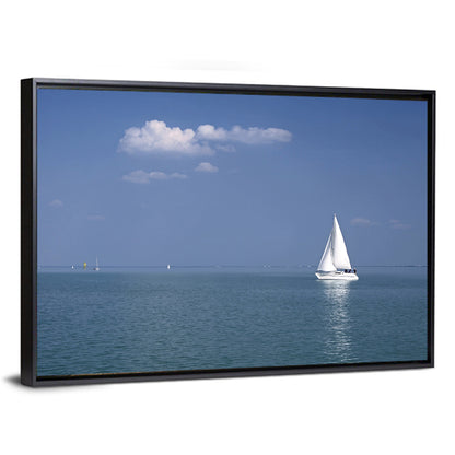 Sailboat on Lake Balaton Wall Art