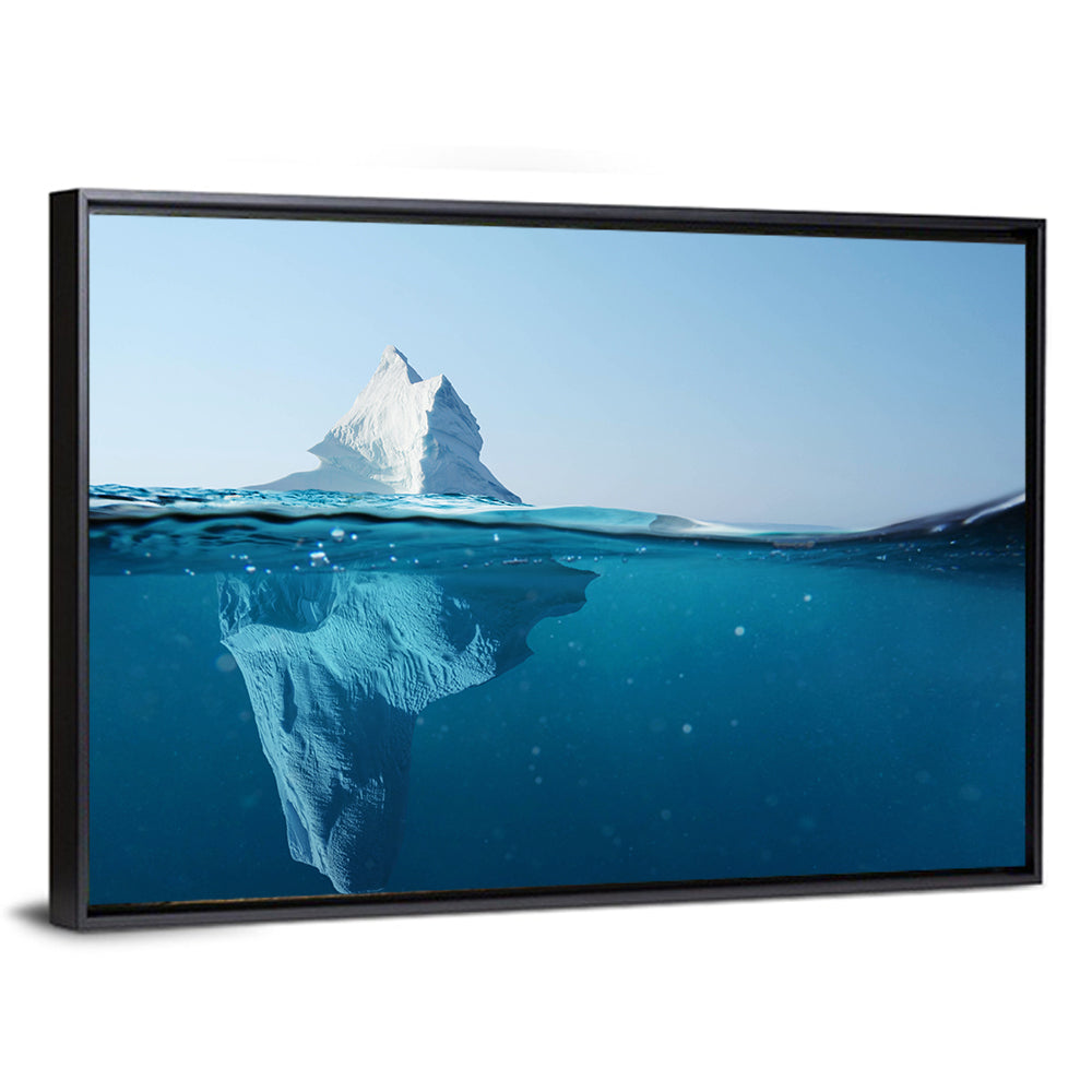 Split-level Iceberg Wall Art