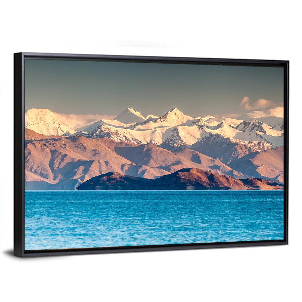 Karakul Lake at Golden Hour Wall Art