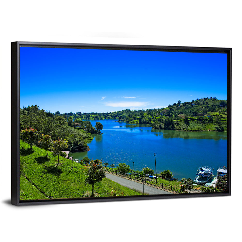 Santa Fe De Antioquia Lake View Wall Art