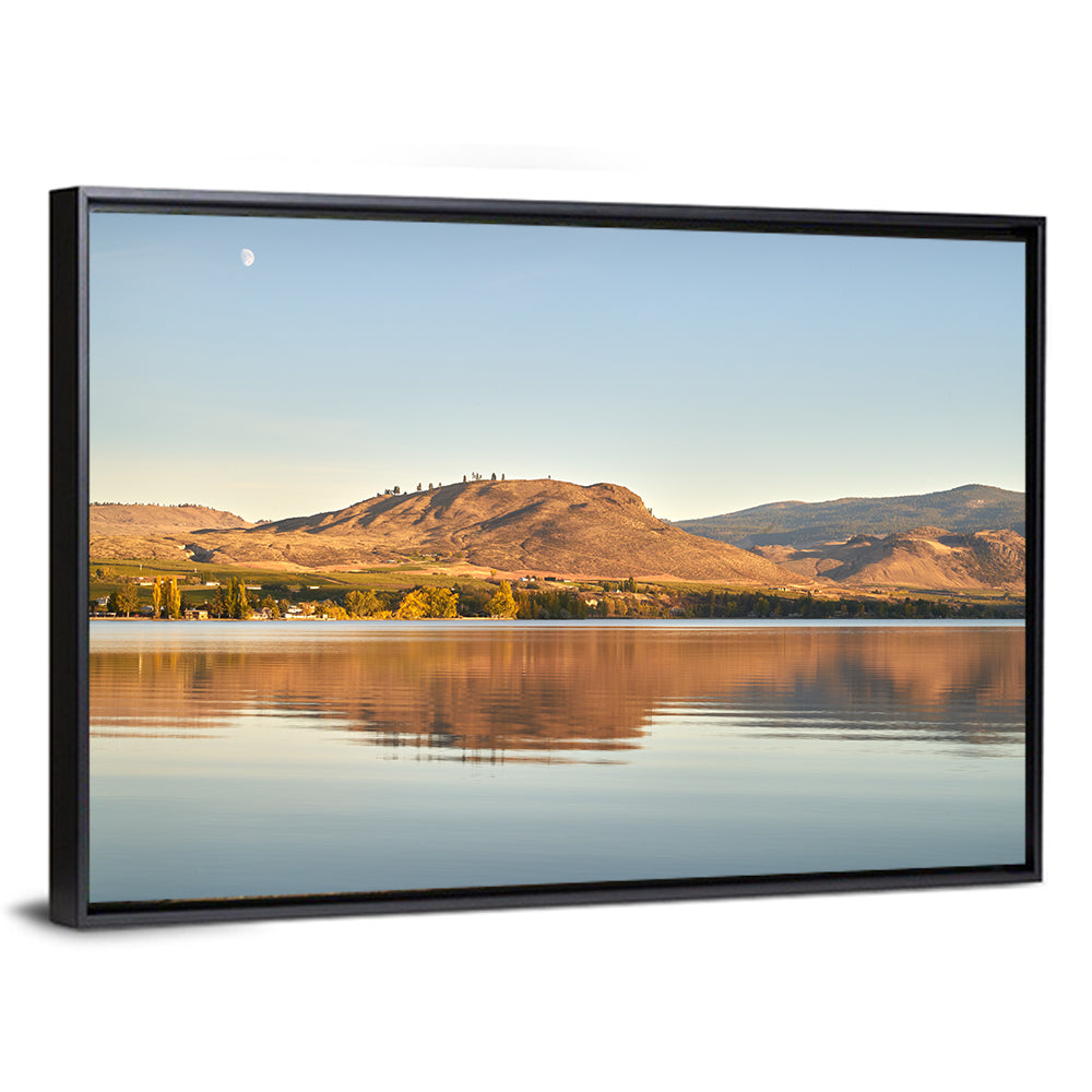 Osoyoos Lake Moonlit Reflection Wall Art
