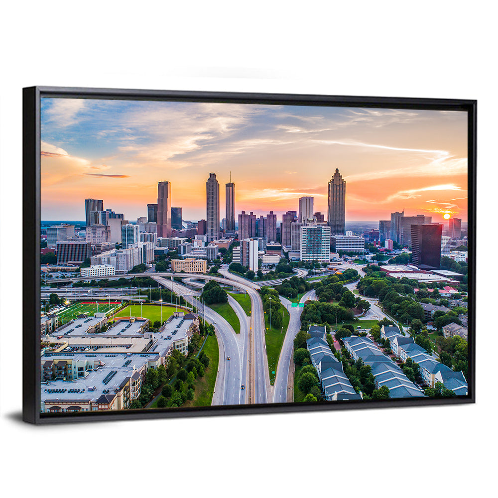 Downtown Atlanta Skyline Wall Art