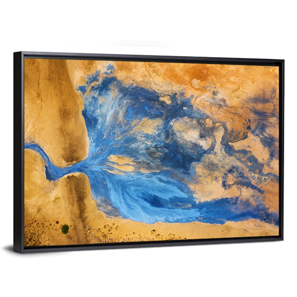 Geysers Valley Aerial View Wall Art