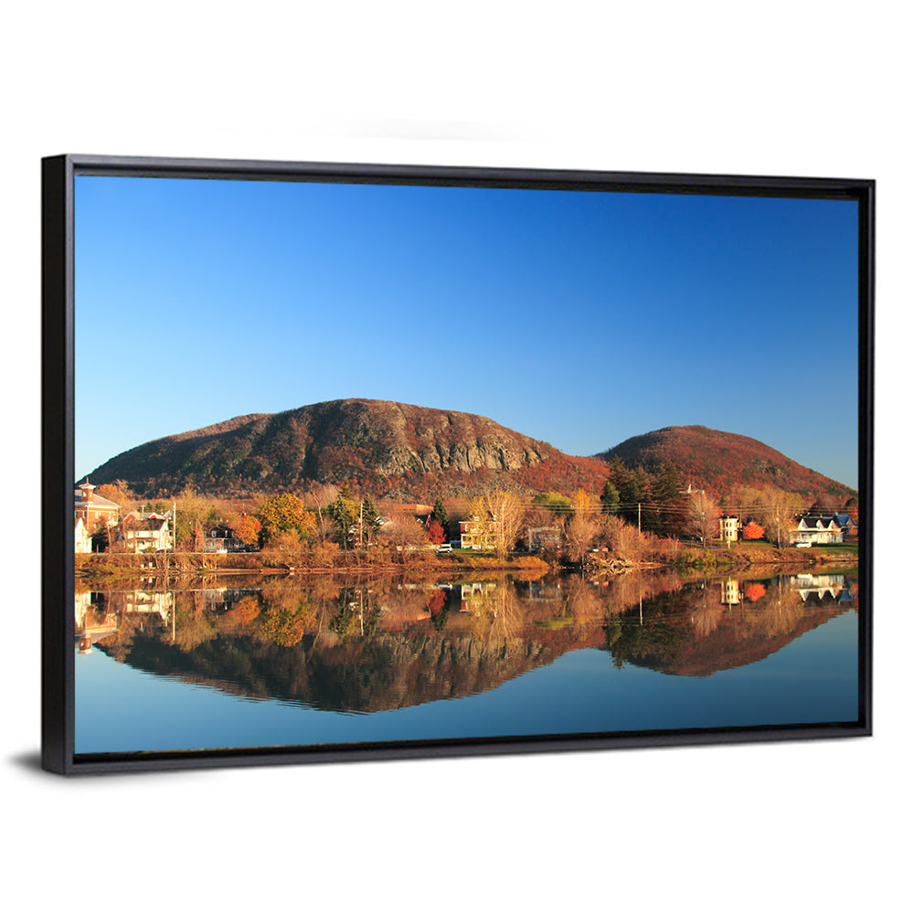 Mont Saint-hilaire Autumn Reflection Wall Art