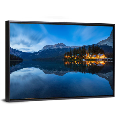 Emerald Lake Twilight Wall Art