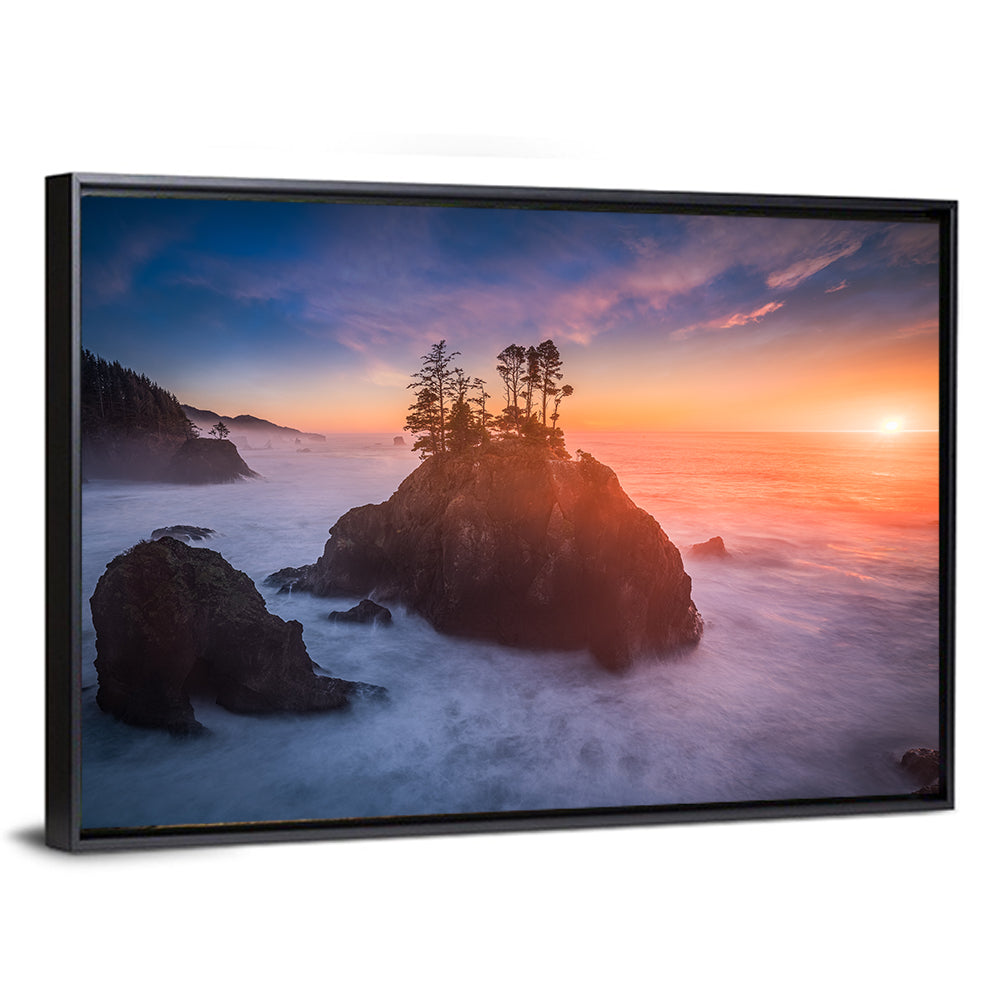Secret Beach Sunset, Oregon Wall Art