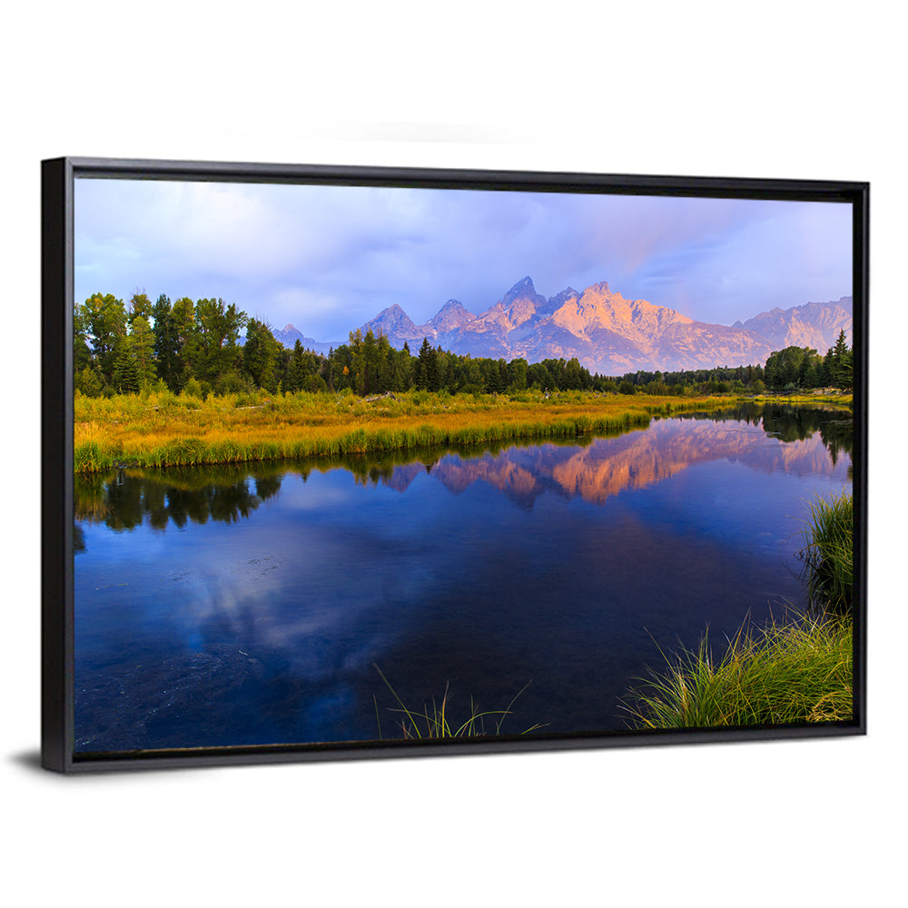 Grand Tetons Sunrise Over Snake River Wall Art