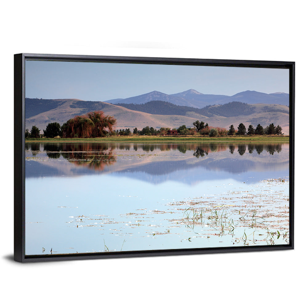 Mission Valley Lake Reflection Wall Art