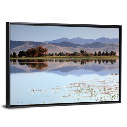 Mission Valley Lake Reflection Wall Art