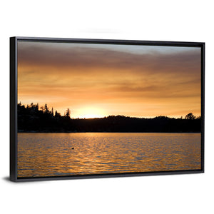 Lake Arrowhead Sunset Wall Art