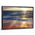 Splashing Waves Sunset Wall Art