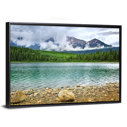 Patricia Lake Cloudy Peaks Wall Art