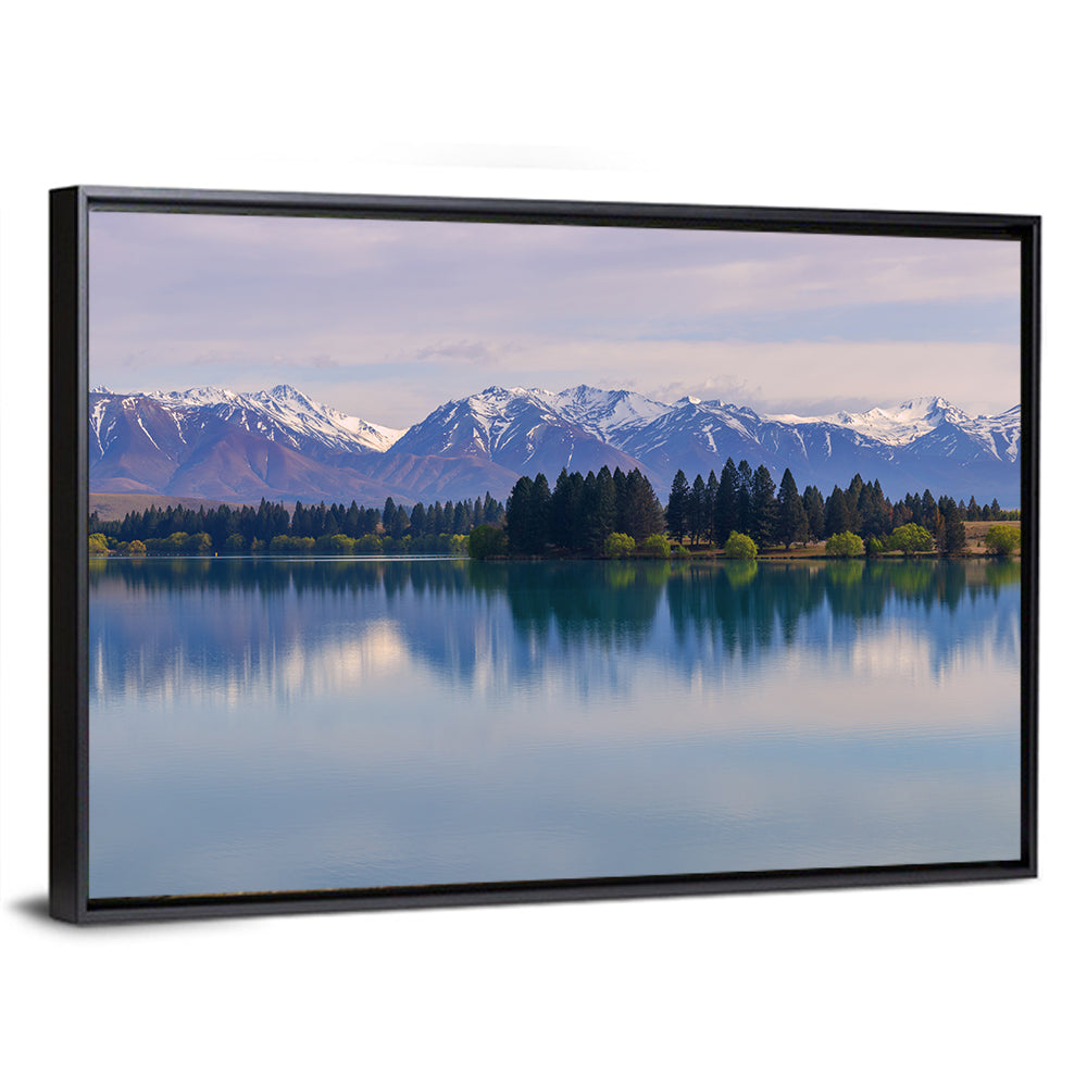 Ruataniwha Lake Reflection Wall Art