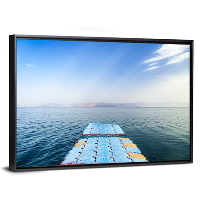 Galilee Floating Dock at Tiberias Wall Art