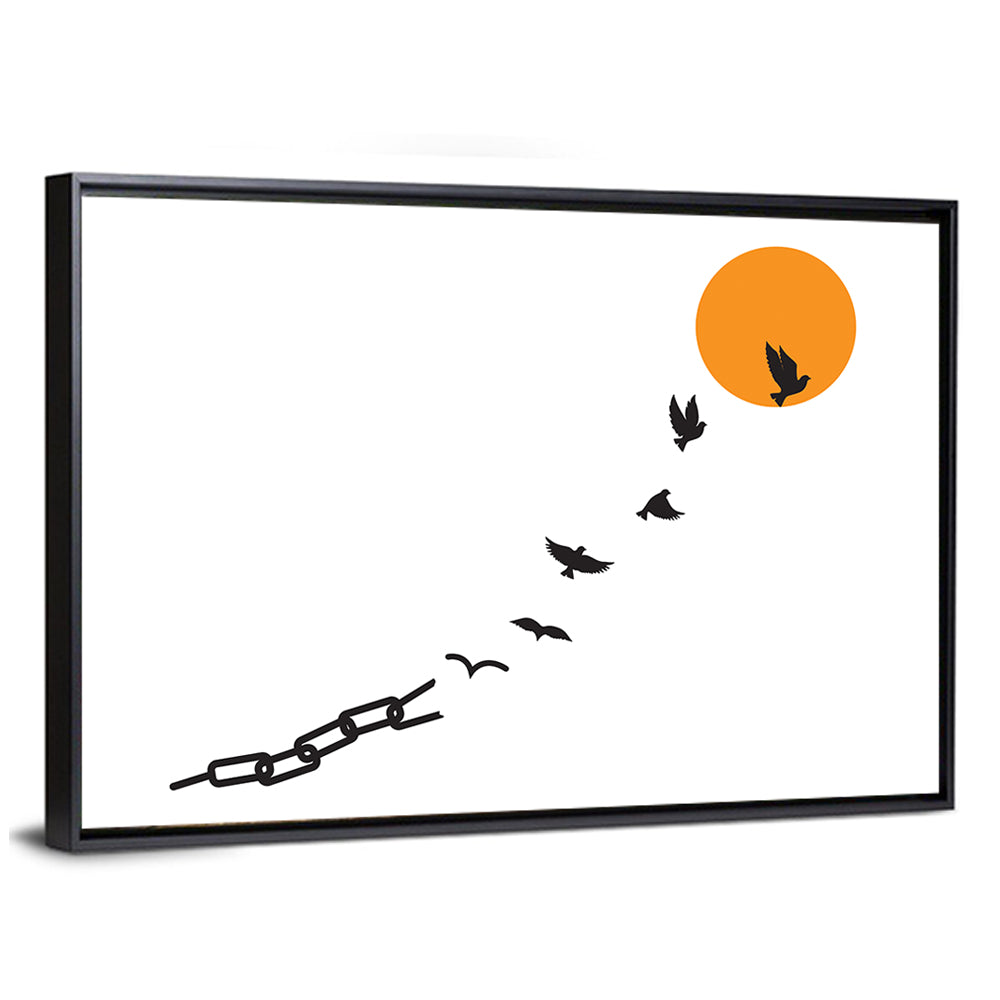 Broken Chain and Rising Sun Wall Art