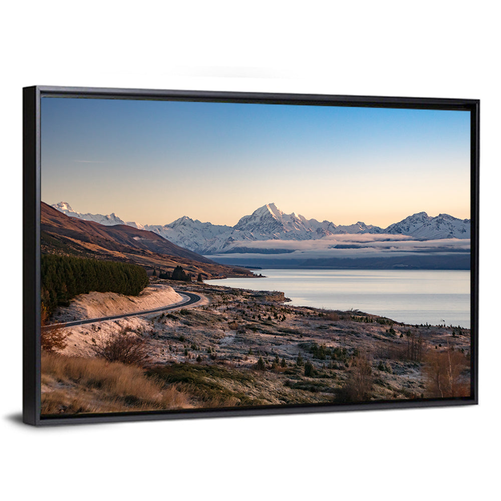 Mount Cook Over Lake Pukaki Wall Art