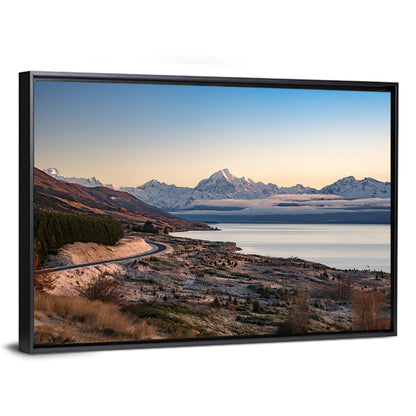 Mount Cook Over Lake Pukaki Wall Art