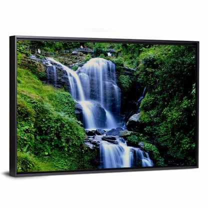 Tiered Waterfall in West Bengal Wall Art
