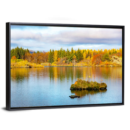 Autumn at Lake Myvatn Wall Art