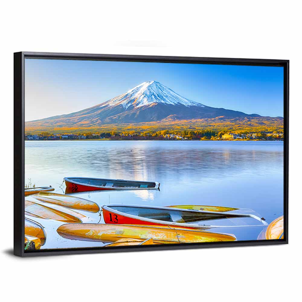 Mount Fuji Over Lake Kawaguchi Wall Art
