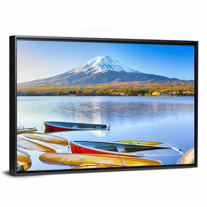 Mount Fuji Over Lake Kawaguchi Wall Art