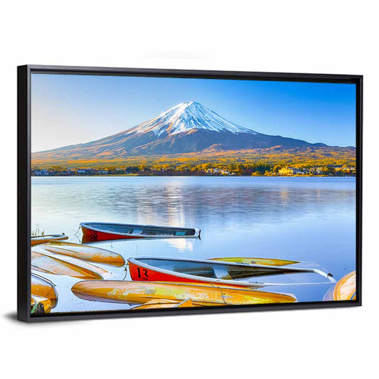 Mount Fuji Over Lake Kawaguchi Wall Art