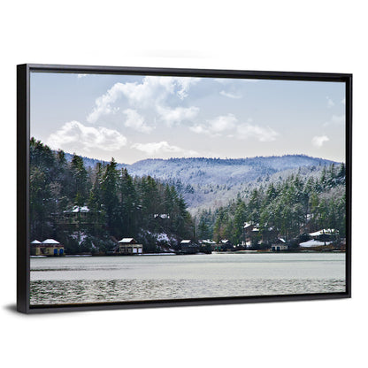 Lake Rabun Winter Scene Wall Art