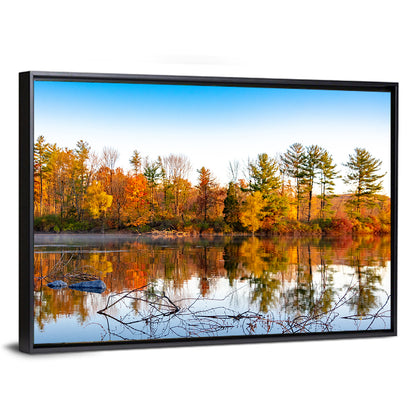 Lake Nockamixon Autumn Reflection Wall Art