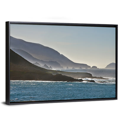Misty Big Sur Coastline Wall Art