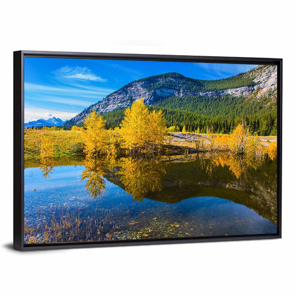 Abraham Lake Reflections Wall Art