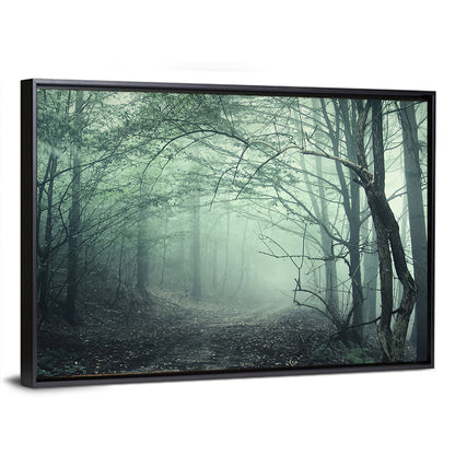 Misty Forest Path Wall Art