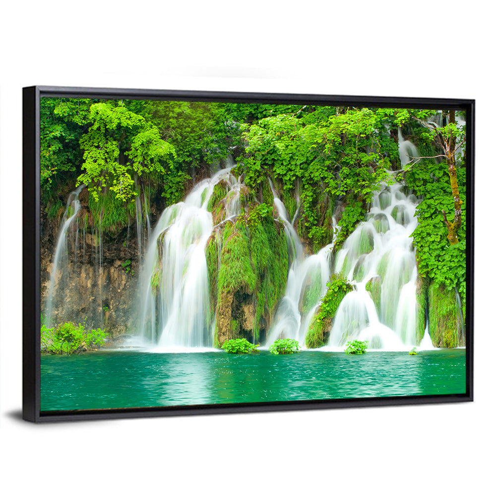 Plitvice Lakes Cascades Wall Art