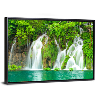 Plitvice Lakes Cascades Wall Art