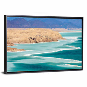 Lake Assal Coastline Wall Art