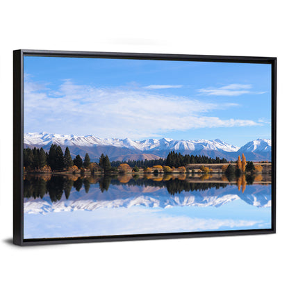 Ruataniwha Lake Reflection Wall Art